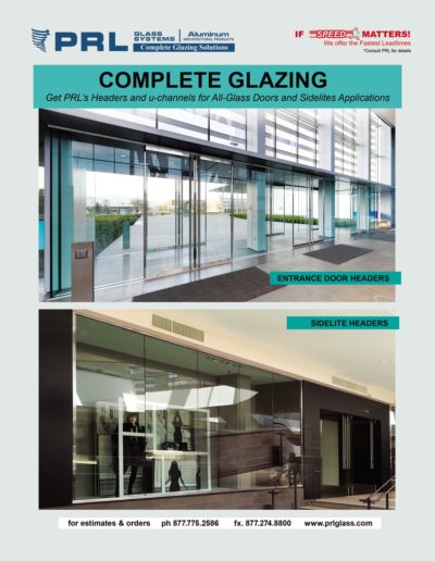 Glass Door and Sidelite Headers