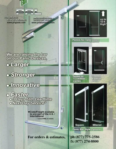 Glass Door Exit Device