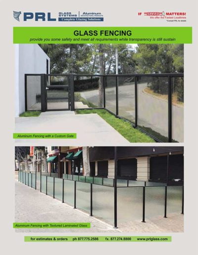 glass fencing