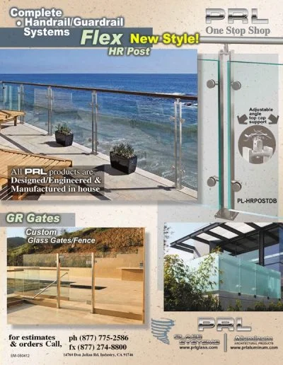 Glass Post Railing System