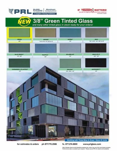 Green Tinted Glass
