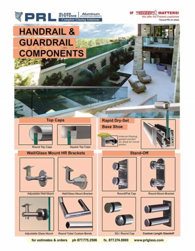 handrail and guardrail components