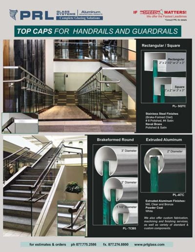 handrail top caps