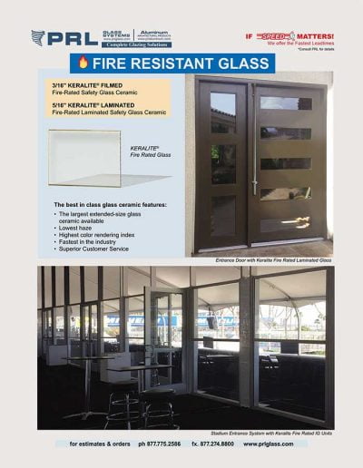 Keralite® Fire Rated Glass