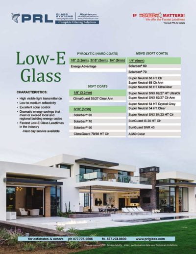 low e glass