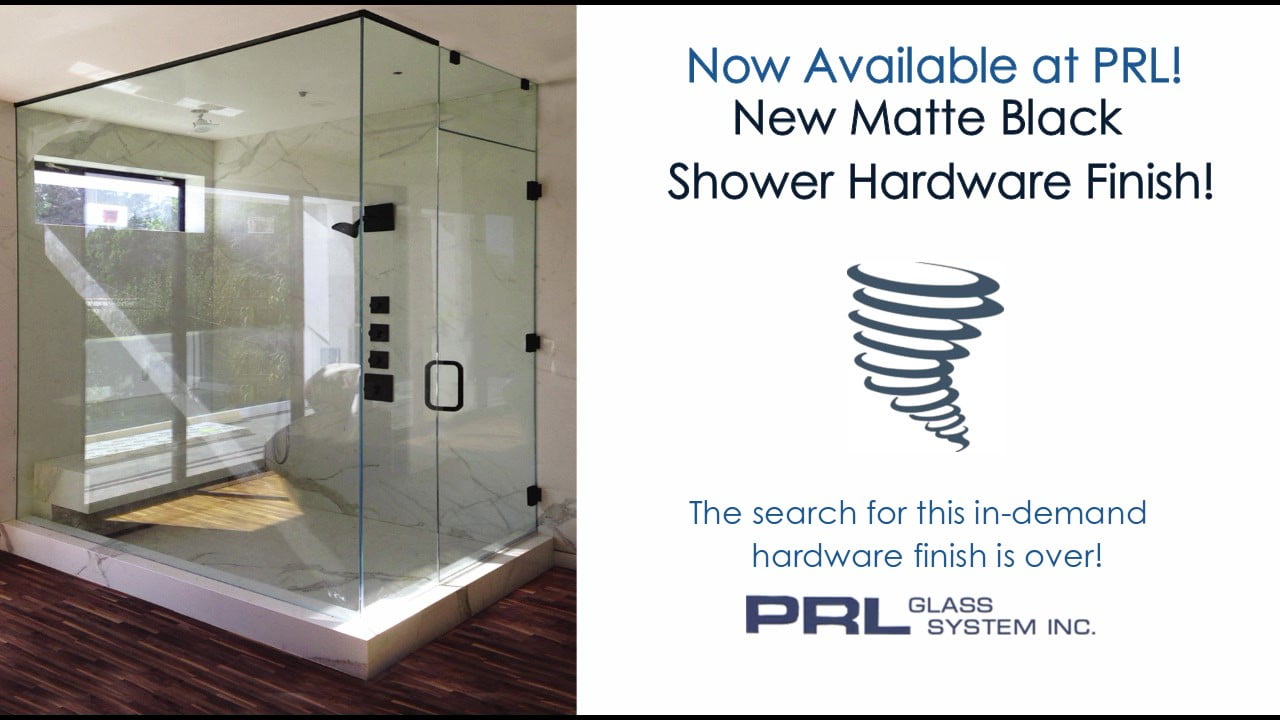 Matte Black Shower Hardware 1 Video