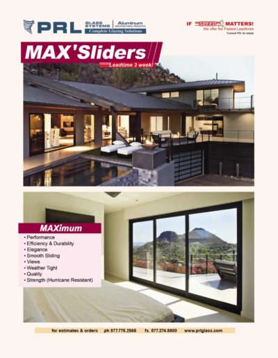 max aluminum sliding doors