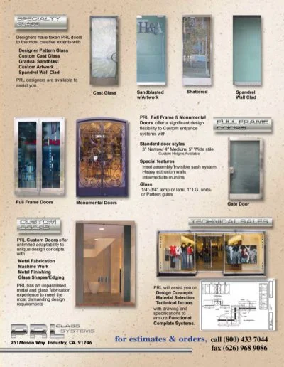 Custom Doors & Specialty Glass