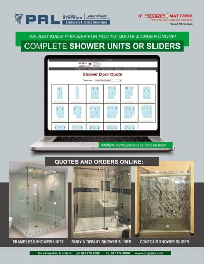 order frameless showers online