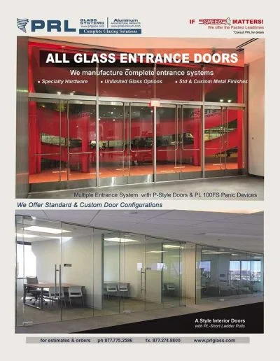 PRL All Glass Entrance Systems
