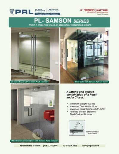 PRL Glass Samson Patch Closer