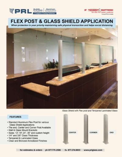 prl protective glass shields