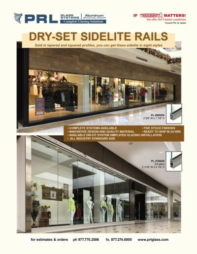 PRL Rapid Dryset Sidelite Rails