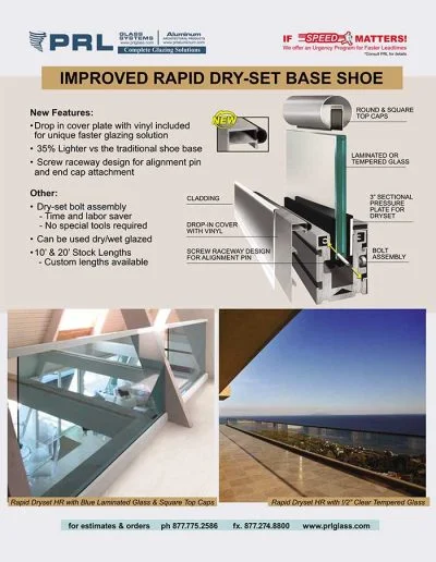 Rapid Dry-Set Base Shoe