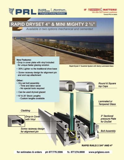 rapid dryset handrail base shoes