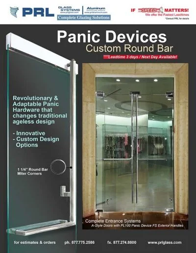 Round Bar Handle Panic Device