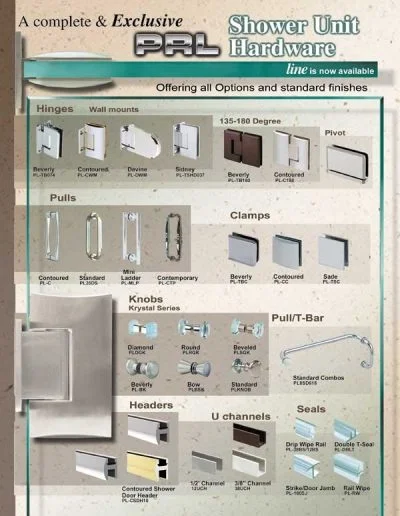 Shower Glass Door Hardware