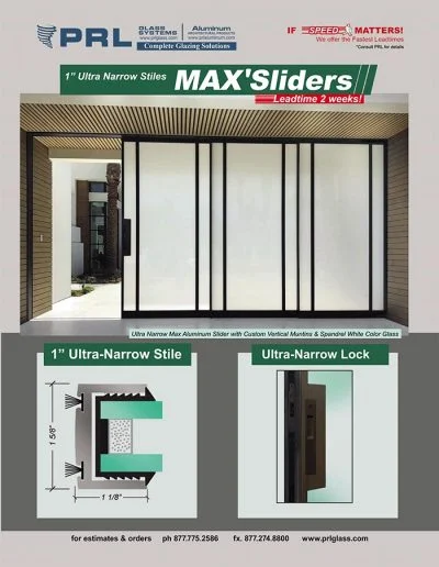 PRL's MAX'Sliders - Sliding Doors
