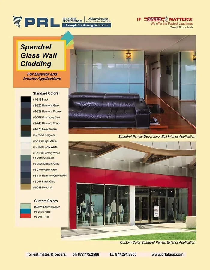 Spandrel Glass Wall Cladding