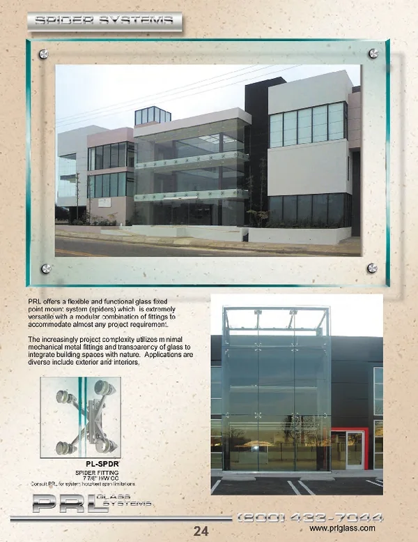 structural glass spider fittings