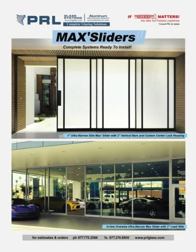 Ultra Narrow Max Aluminum Sliders