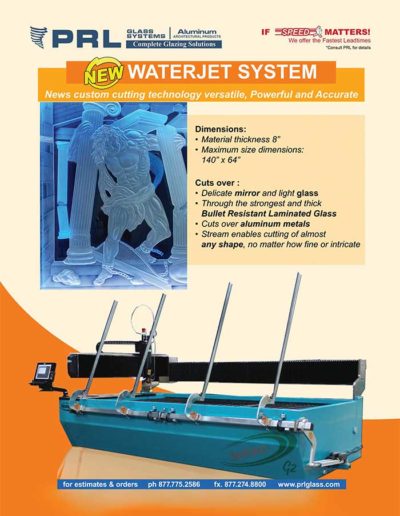 waterjet cutting machine